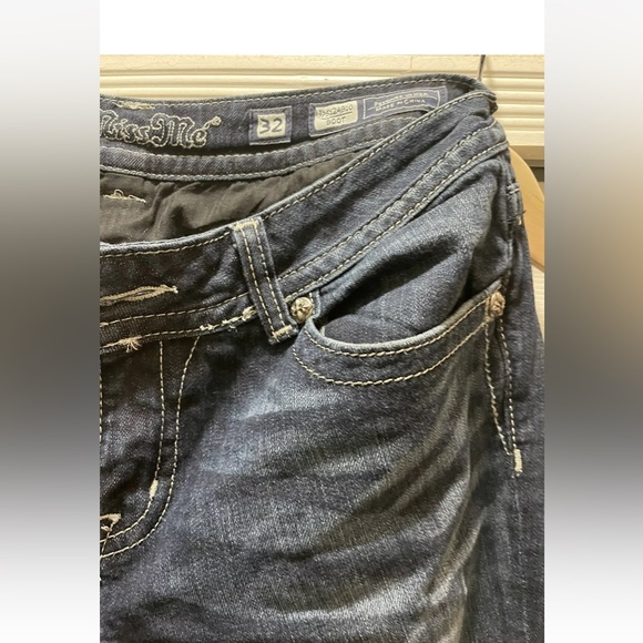MissMe bootcut zebra rhinestones , size 32 - Picture 7 of 9